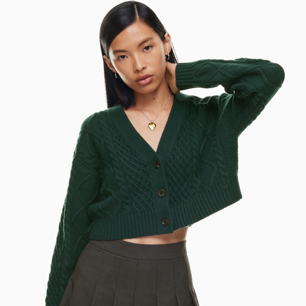 Sunday Best Cooper Cardigan in Scarab (XS